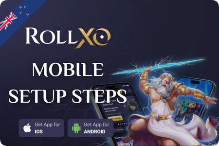 RollXO New Zealand mobile app iOS Android